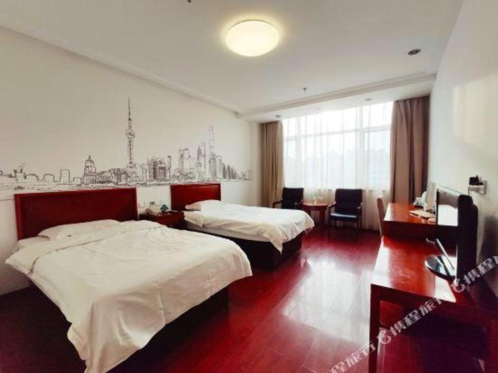 Greentree Inn Tianjin Wuqing Distric Bohai Market Bagian luar foto
